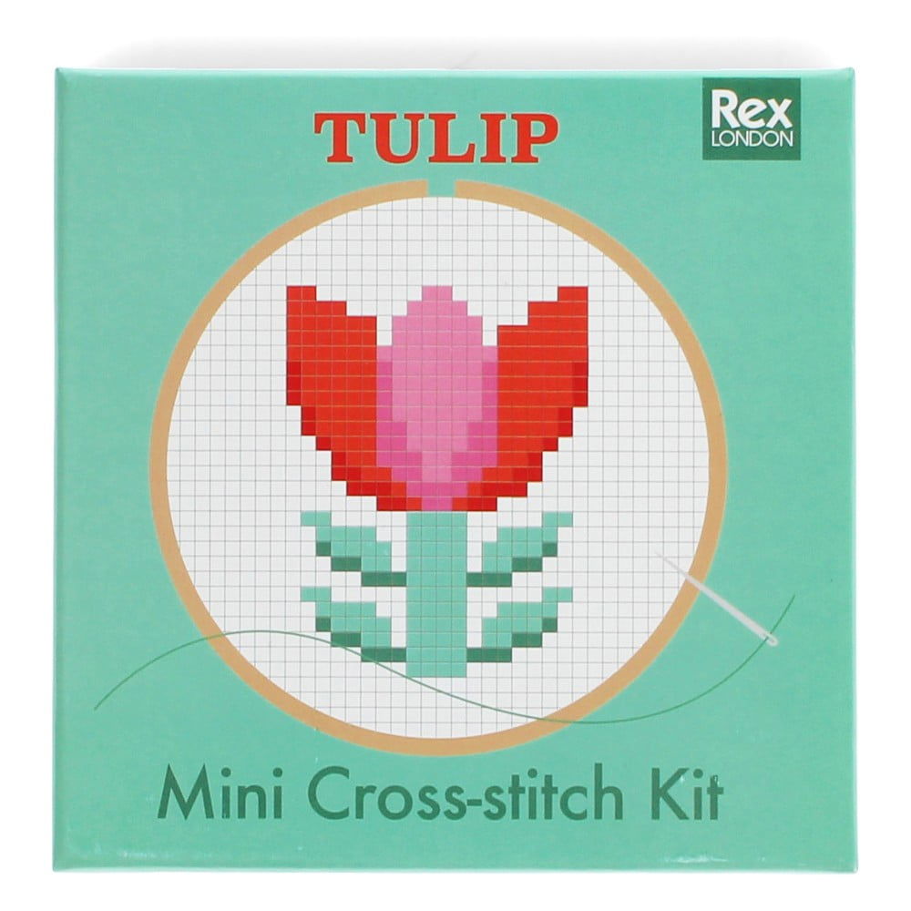 Kreatívna súprava Cross-stitch Kit Tulip – Rex London