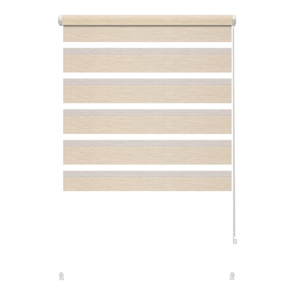 Krémová roleta deň a noc 72,5x150 cm Zebra Silvalin – Gardinia