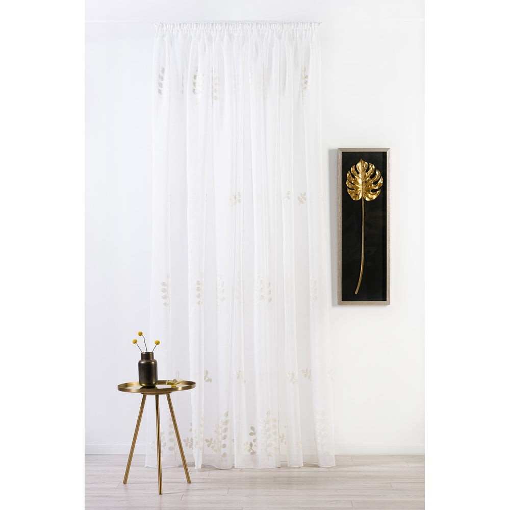 Krémová záclona 140x245 cm Melissa – Mendola Fabrics