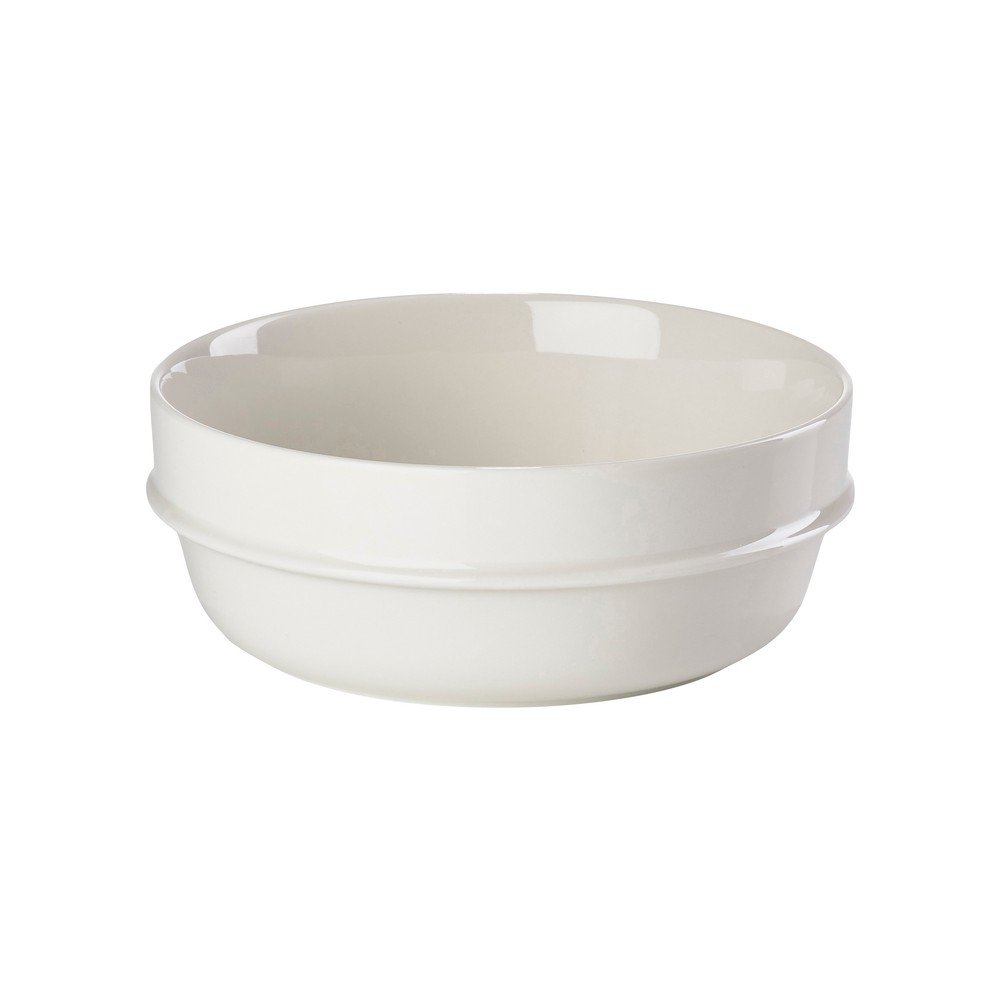 Krémovobiela porcelánová polievková miska 600 ml Eau – Zone