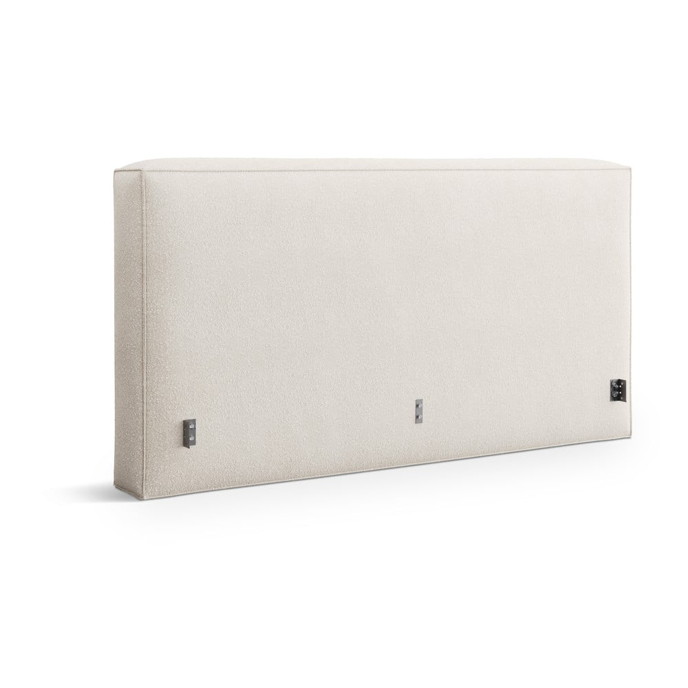 Krémovobiele čalúnené čelo postele 209x100 cm Olivia – Micadoni