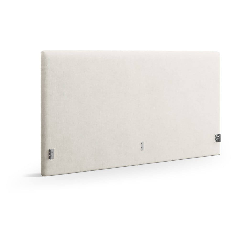 Krémovobiele čalúnené čelo postele 210,5x100 cm Remo – Micadoni