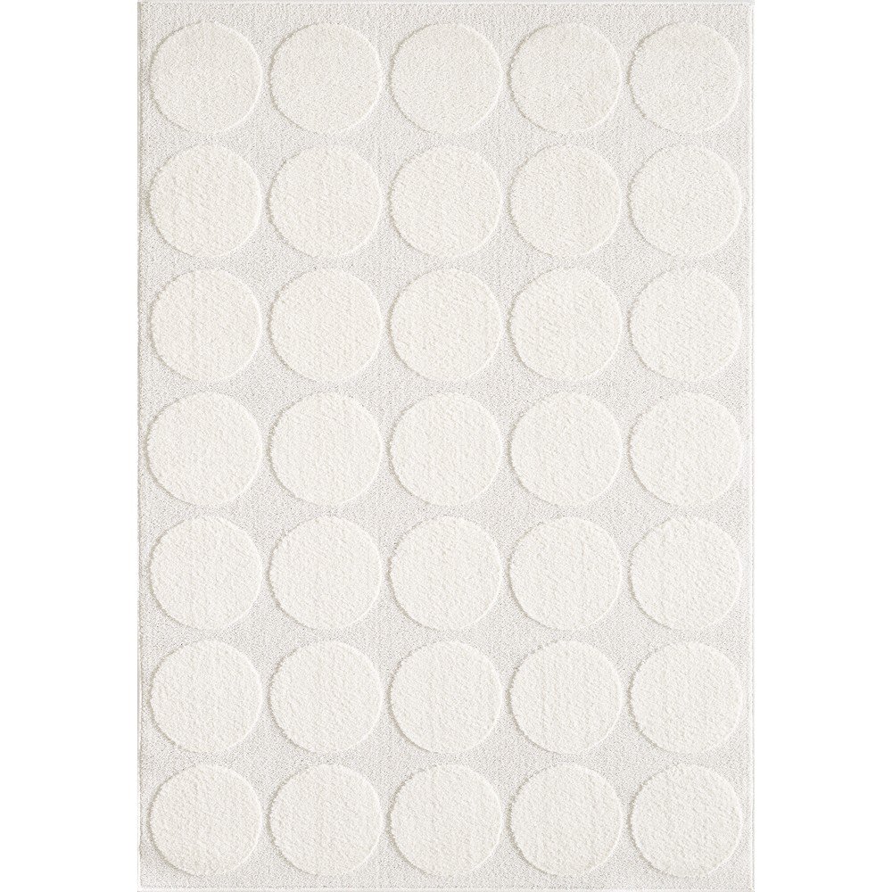Krémovobiely koberec 160x230 cm Bubble – ESTE