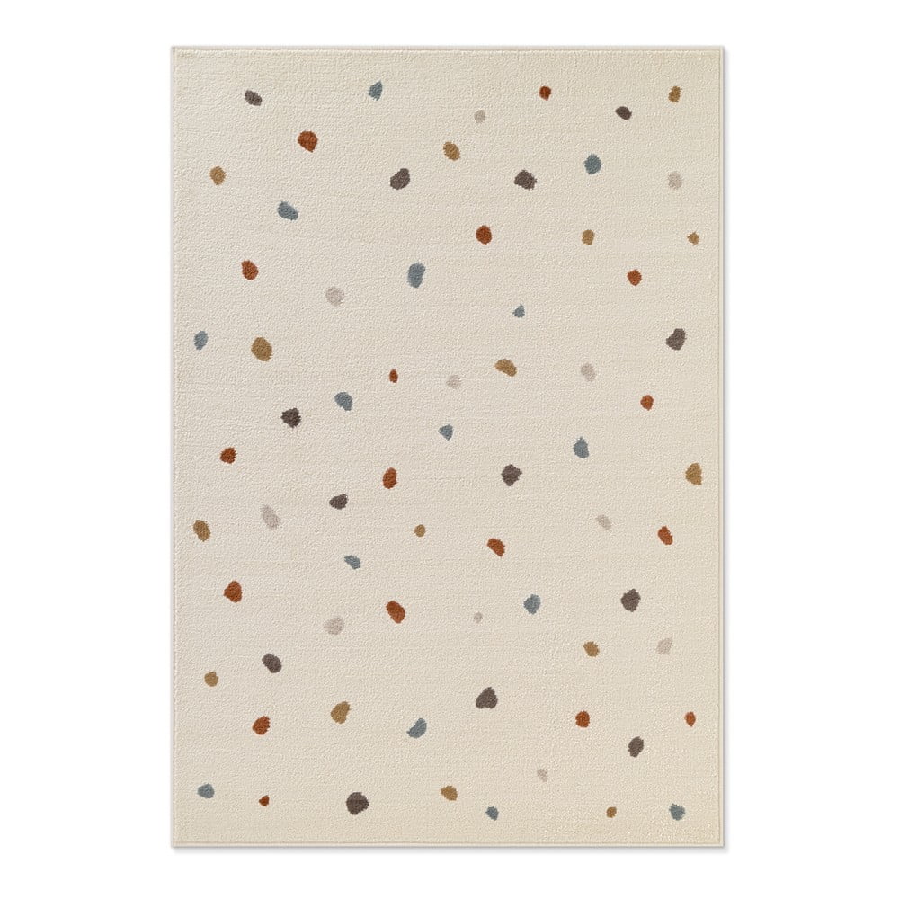 Krémový detský koberec 200x290 cm Funny Dots – Hanse Home
