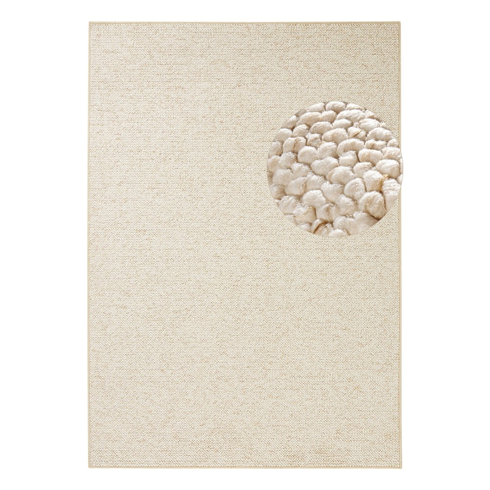 Krémový koberec 80x150 cm Wolly – BT Carpet