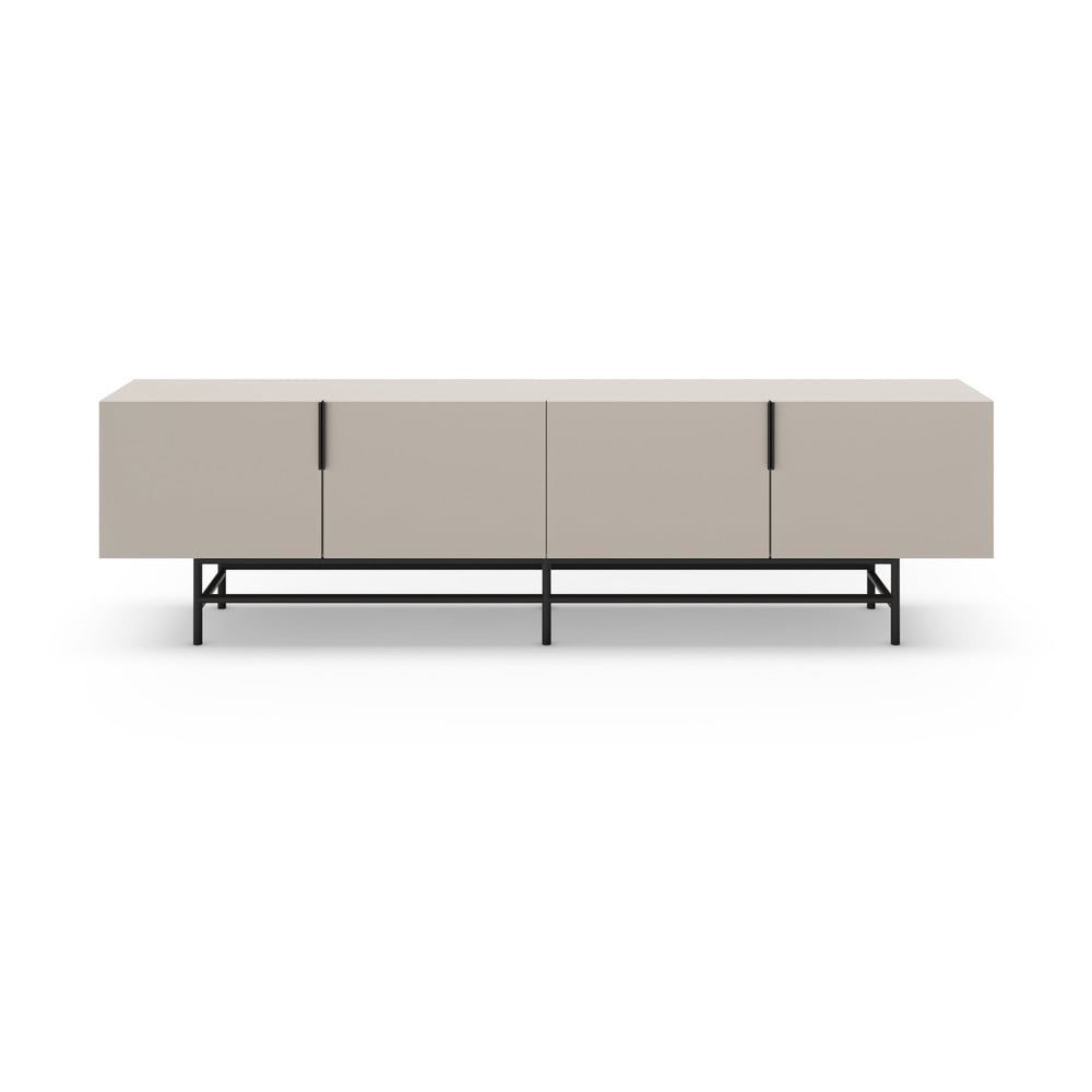 Krémový TV stolík 200x54,5 cm Eldia – Marckeric