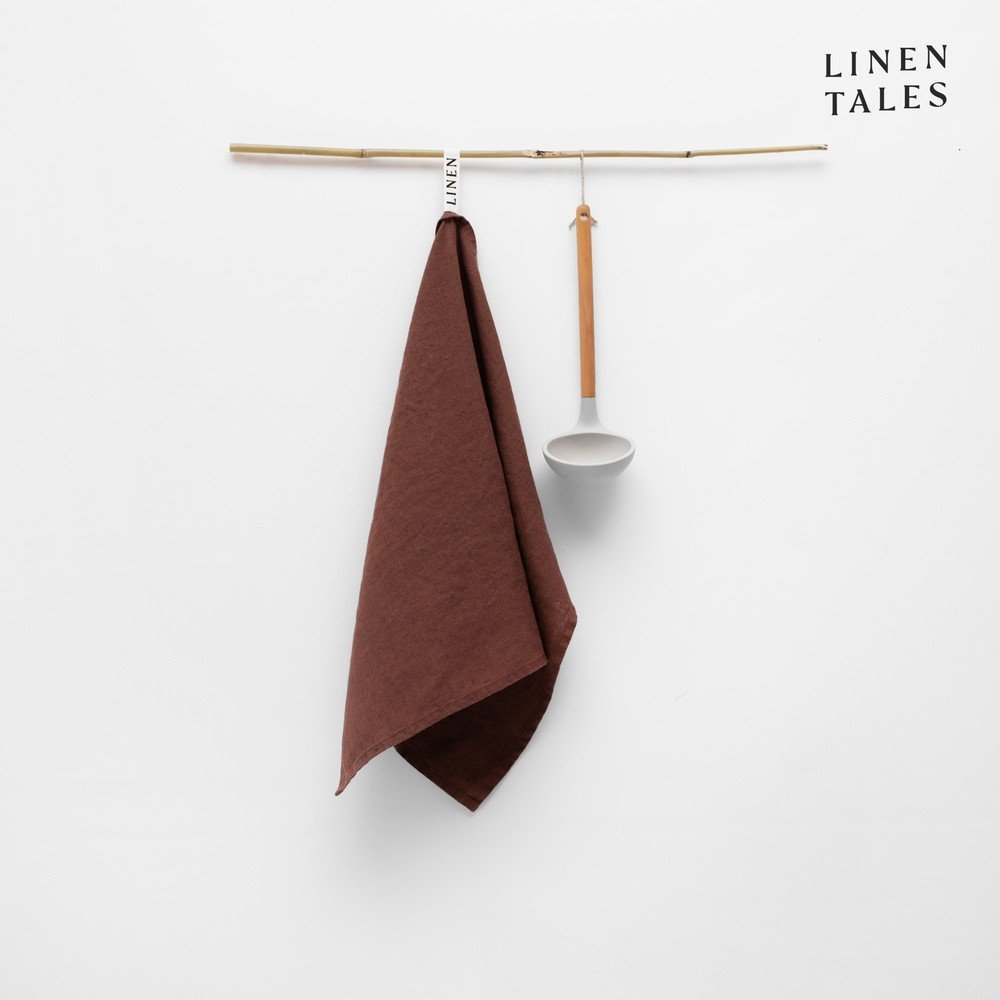 Ľanová utierka 45x65 cm Chocolate – Linen Tales