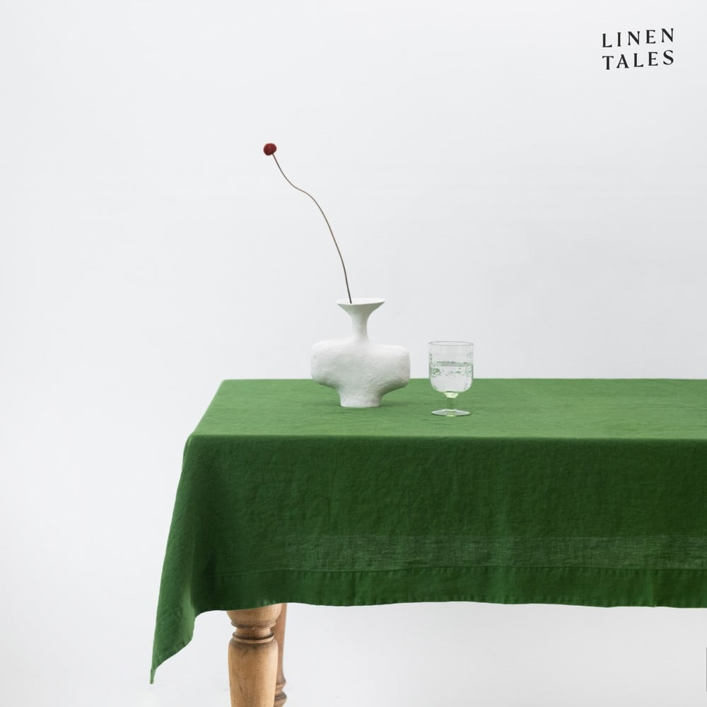 Ľanový obrus 140x200 cm True Green – Linen Tales