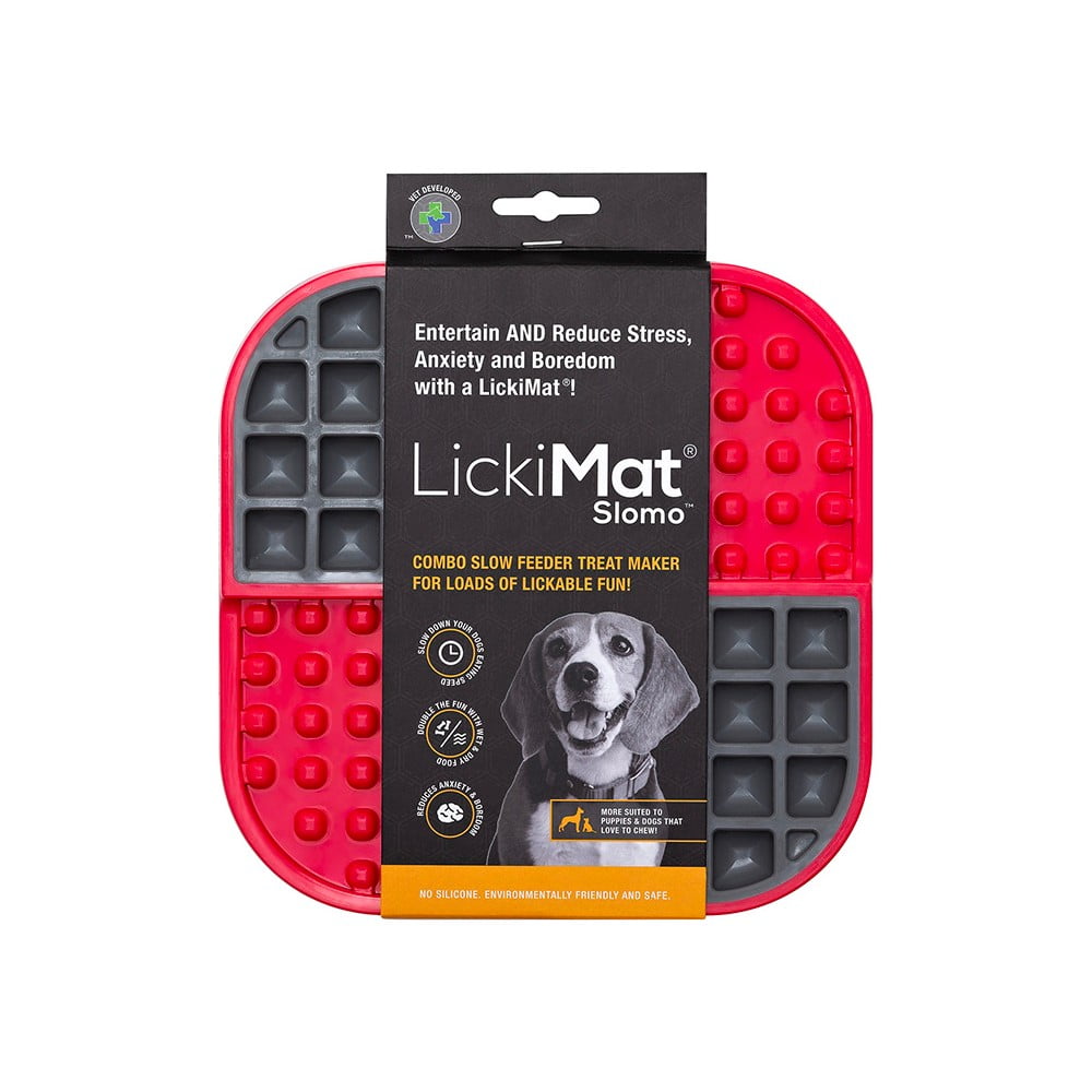 Lízacia podložka Slomo Red – LickiMat