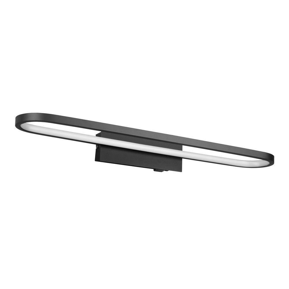 Matne čierne LED nástenné svietidlo (dĺžka 60 cm) Gianni - Trio