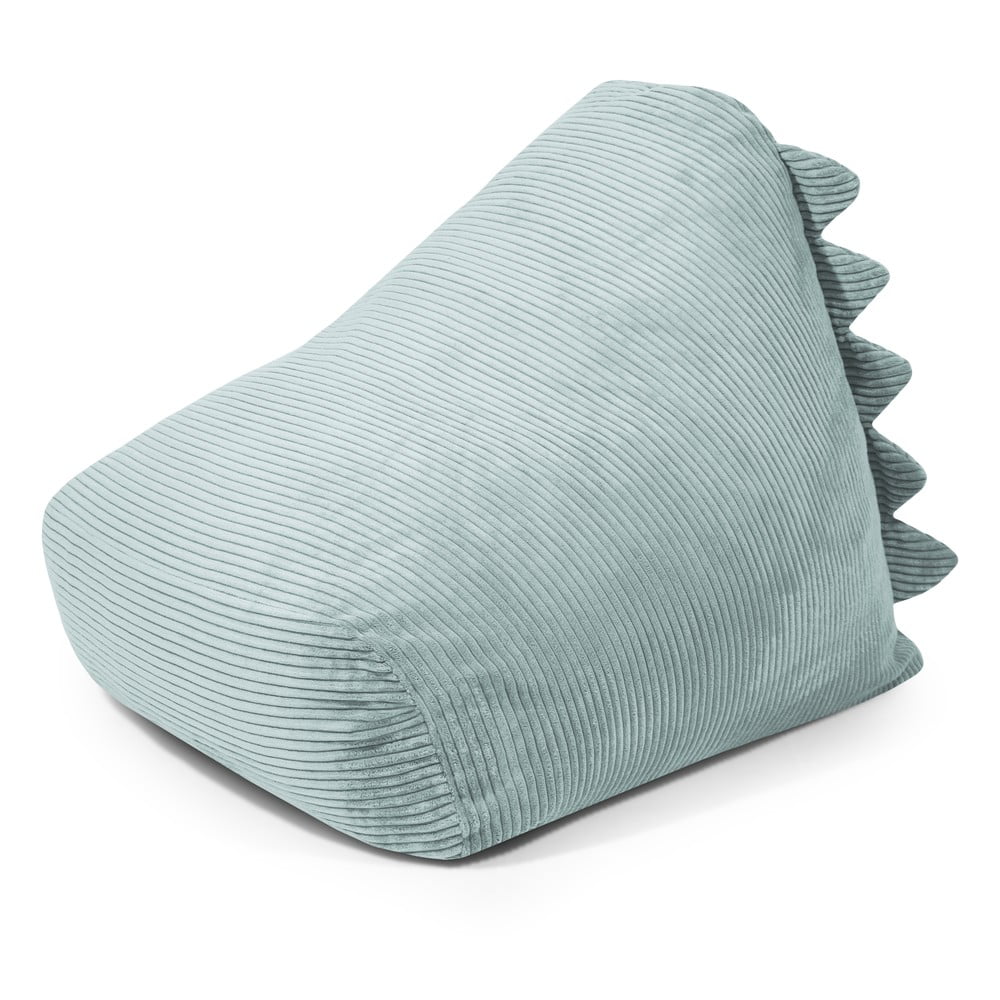 Menčestrový detský sedací vak v mentolovej farbe Snug 80 Dragon – SLOWDOWN