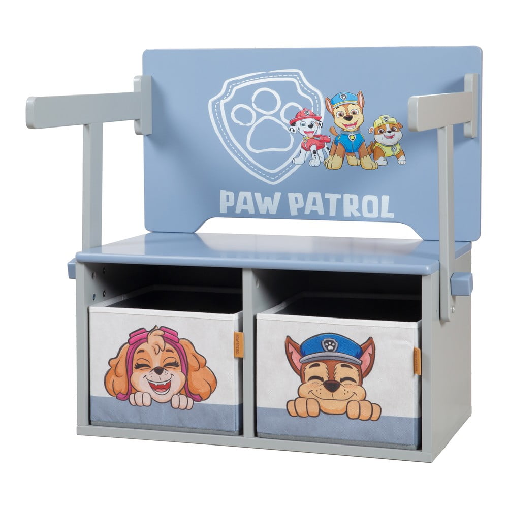 Modrá detská lavica Paw Patrol – Roba