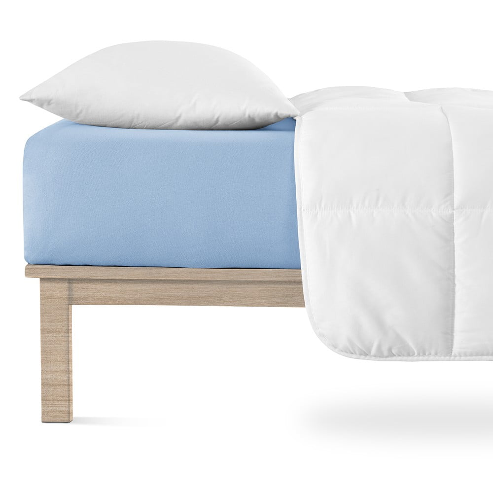Modrá napínacia plachta jersey 90x200 cm Boxspring – Andrea Simone