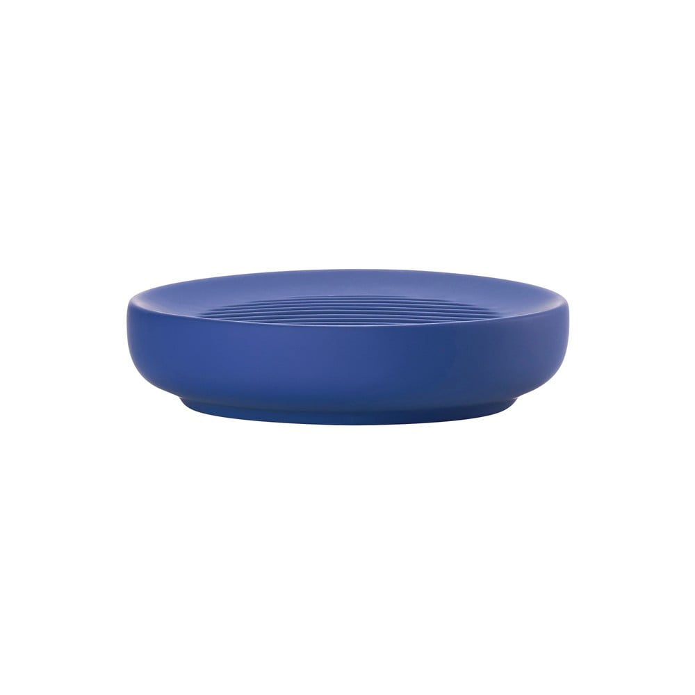 Modrá porcelánová nádobka na mydlo Ume – Zone