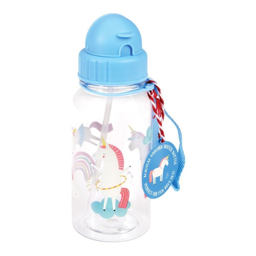 Modrá tritanová detská fľaša 500 ml Magical Unicorn – Rex London