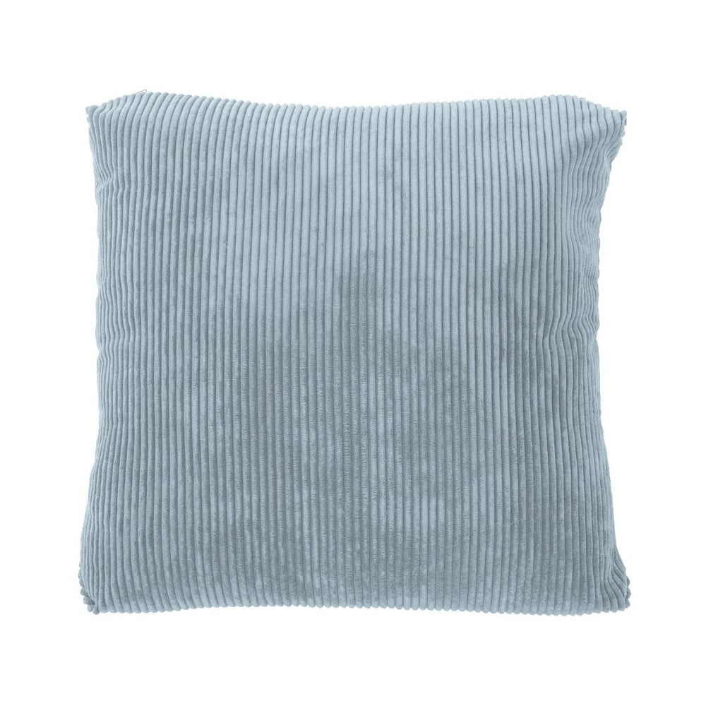 Modrý dekoratívny vankúš Tiseco Home Studio Ribbed, 60 x 60 cm