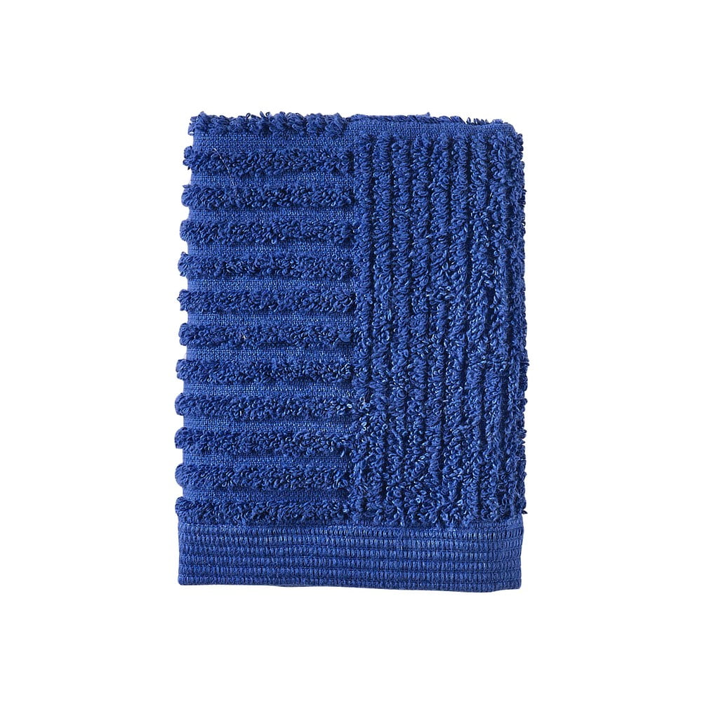 Modrý froté bavlnený uterák 30x30 cm Classic – Zone
