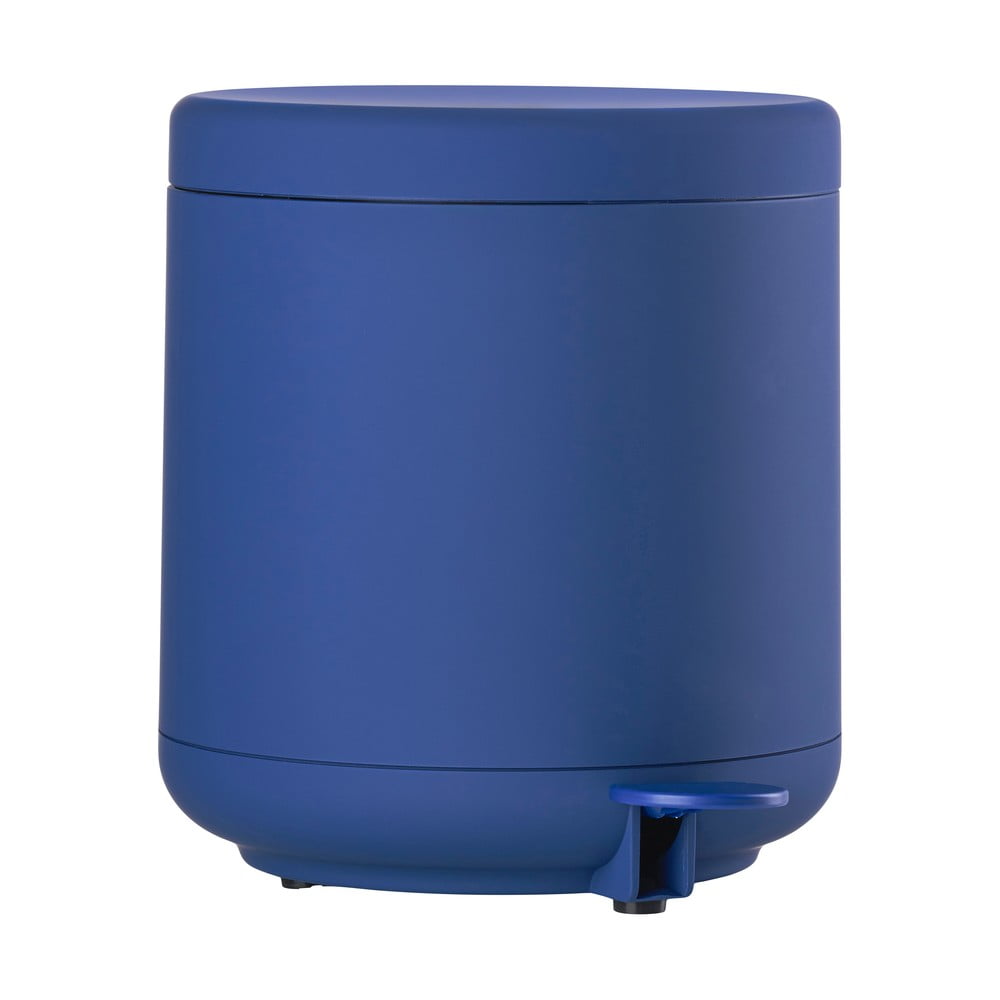 Modrý pedálový plastový odpadkový kôš 4 l Ume – Zone