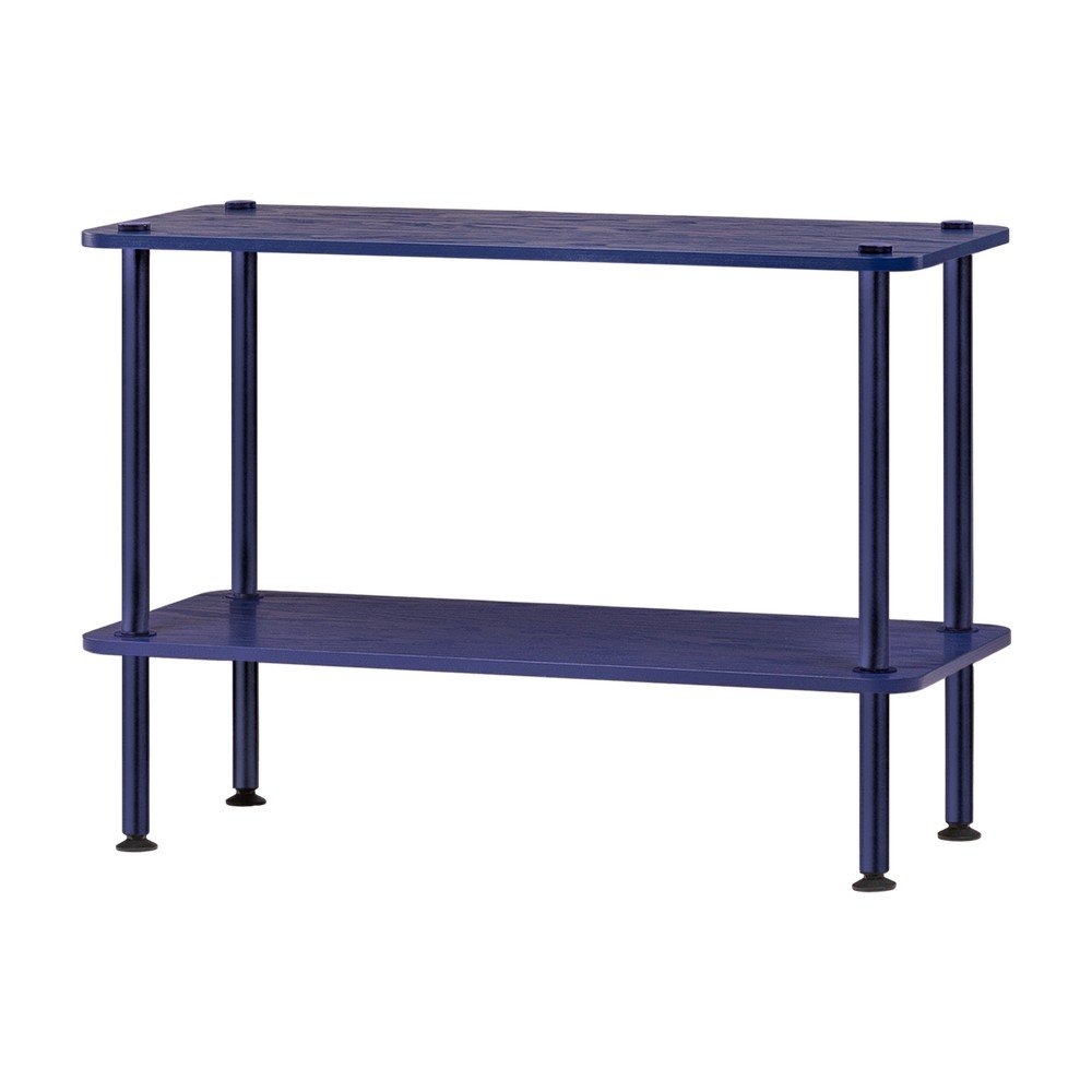 Modrý regál v dekore duba 80x54,5x35 cm Teidi – noo.ma