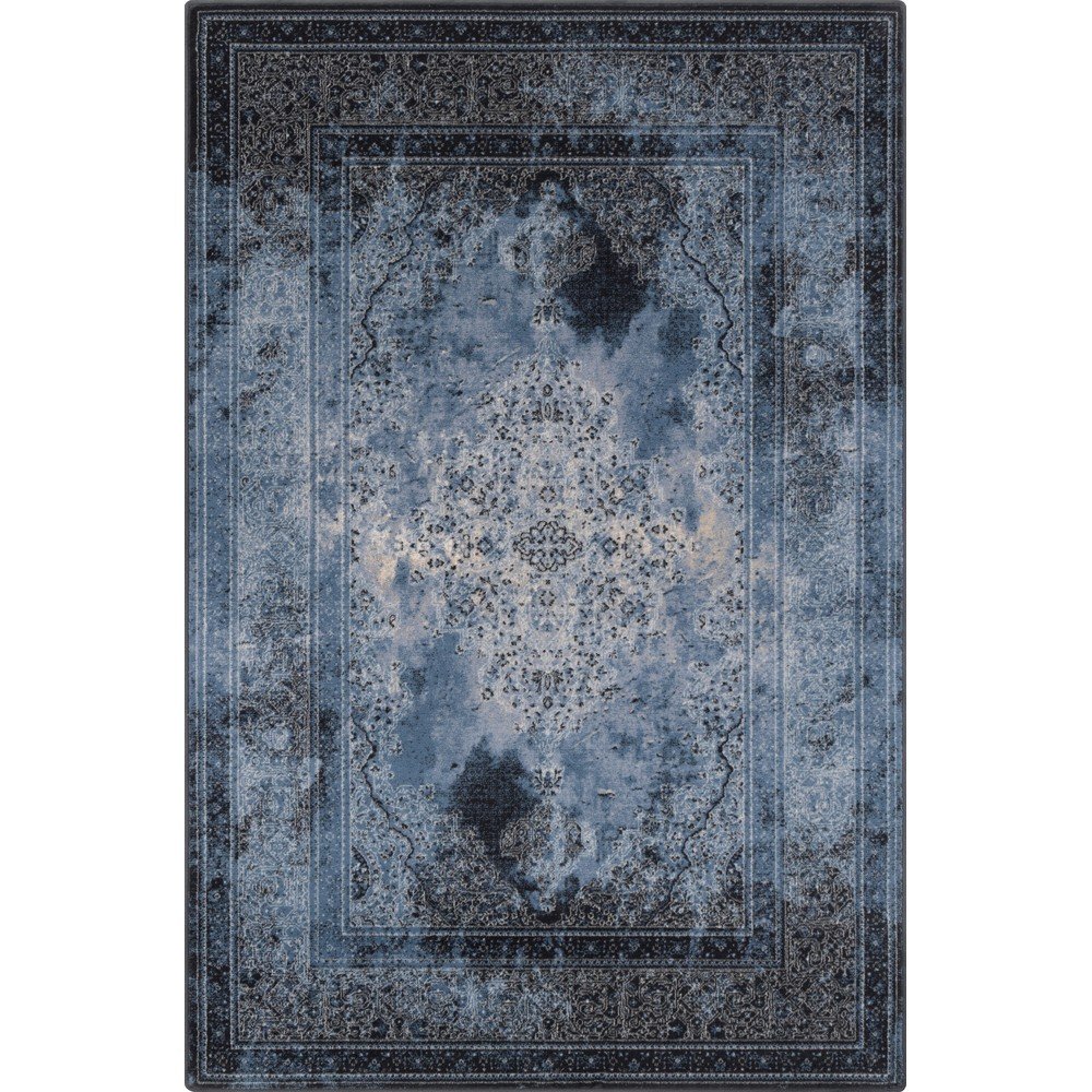 Modrý vlnený koberec 100x180 cm Difida – Agnella