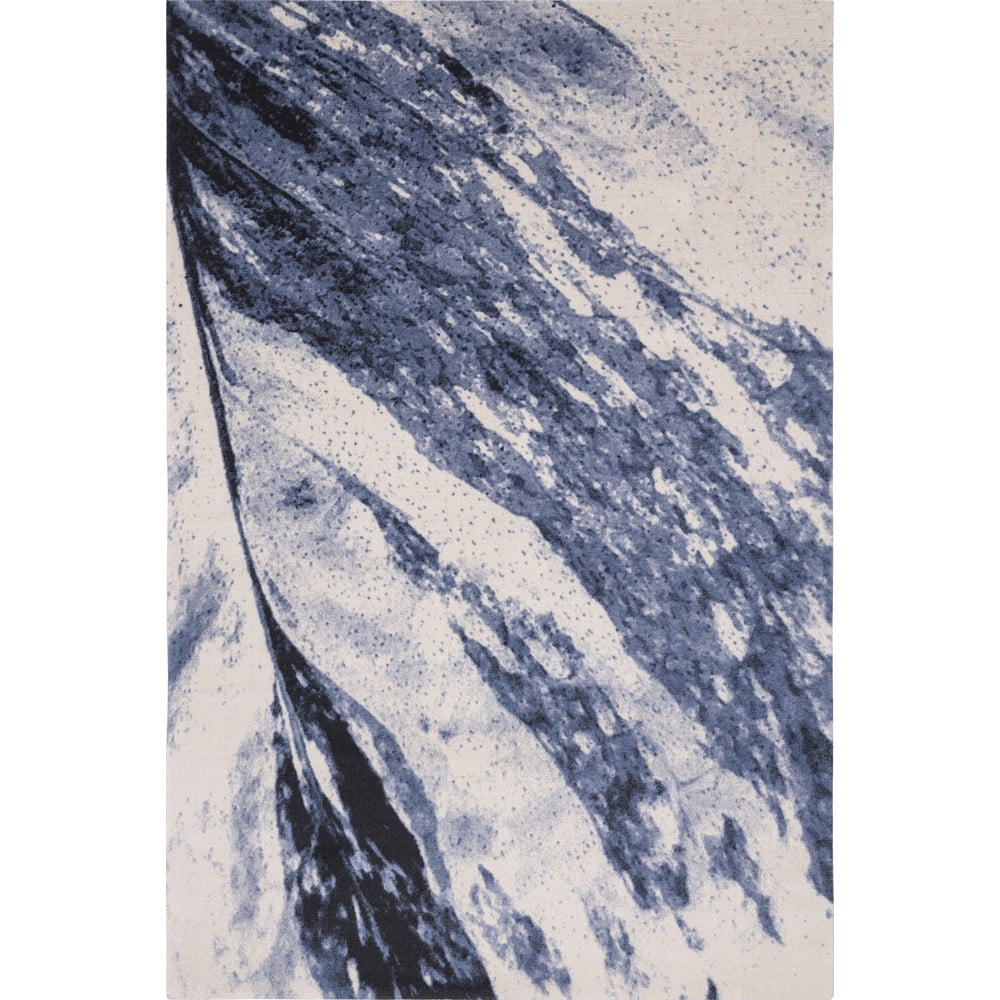 Modrý vlnený koberec 133x180 cm Albo – Agnella