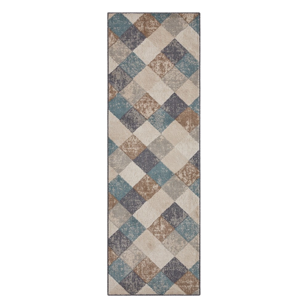Modrý/béžový behúň 80x200 cm Terrain – Hanse Home