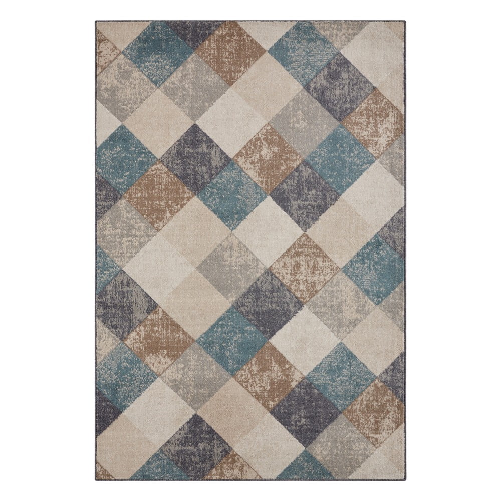 Modrý/béžový koberec 200x280 cm Terrain – Hanse Home