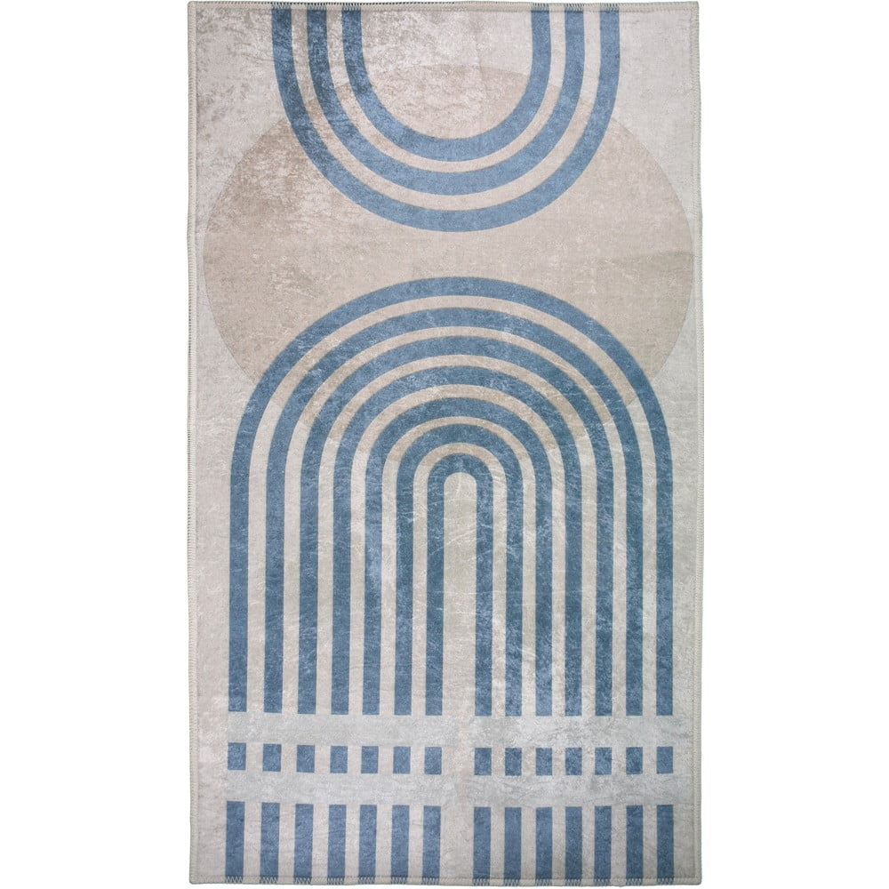 Modrý/sivý koberec 230x160 cm - Vitaus