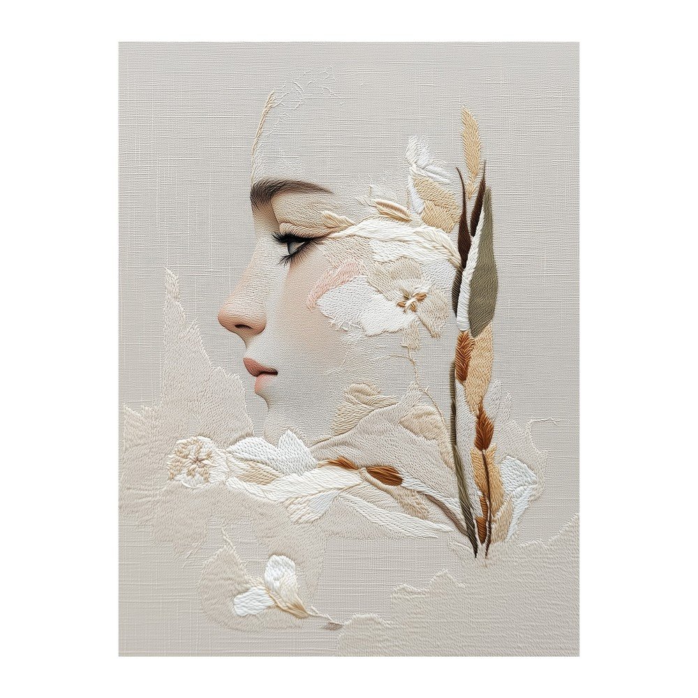 Obraz 60x80 cm Stitched Bloom – Styler