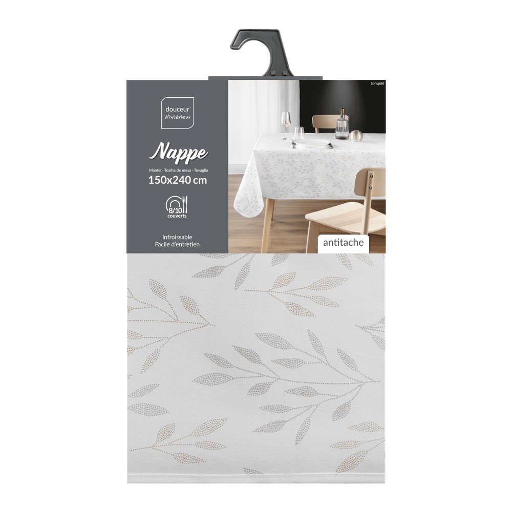Obrus možnosť prania 150x240 cm Lonigold – douceur d'intérieur