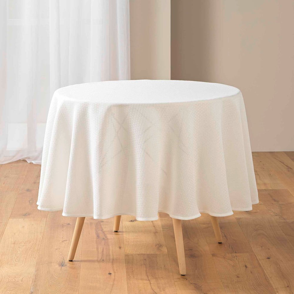 Obrus ​​z žakára ø 180 cm Stella – douceur d'intérieur