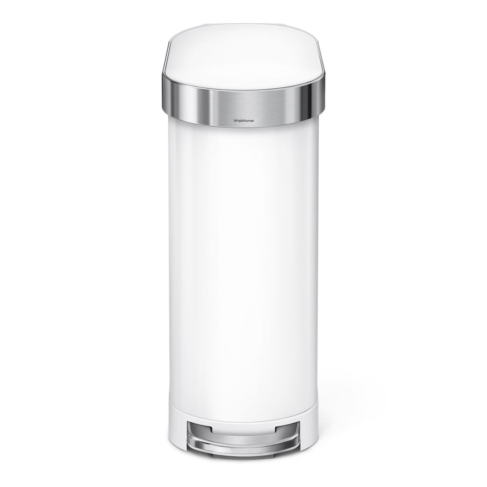 Pedálový oceľový odpadkový kôš 45 l – simplehuman