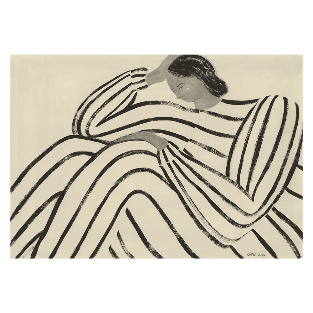 Plagát 70x50 cm Waiting – Sofia Lind – The Poster Club