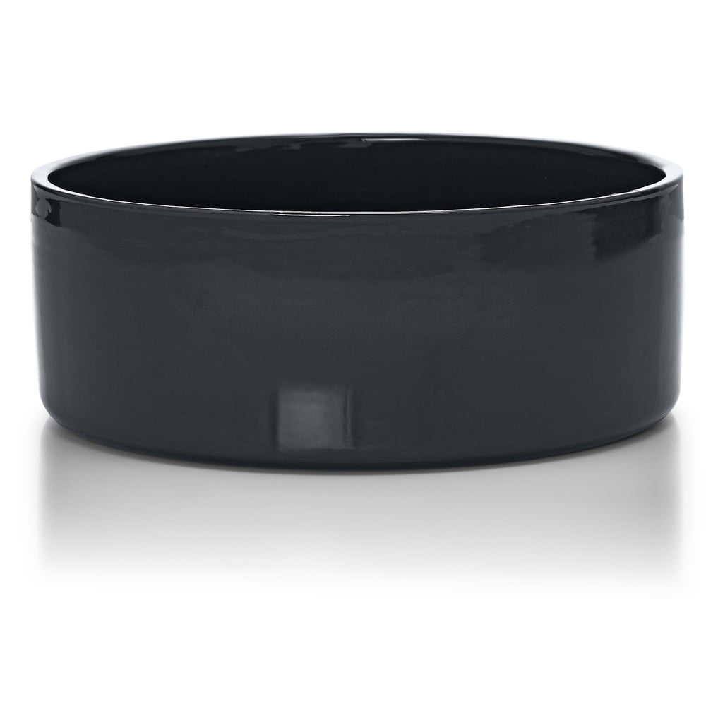 Porcelánová miska pre psa ø 20 cm Scodella Graphite M/L – MiaCara