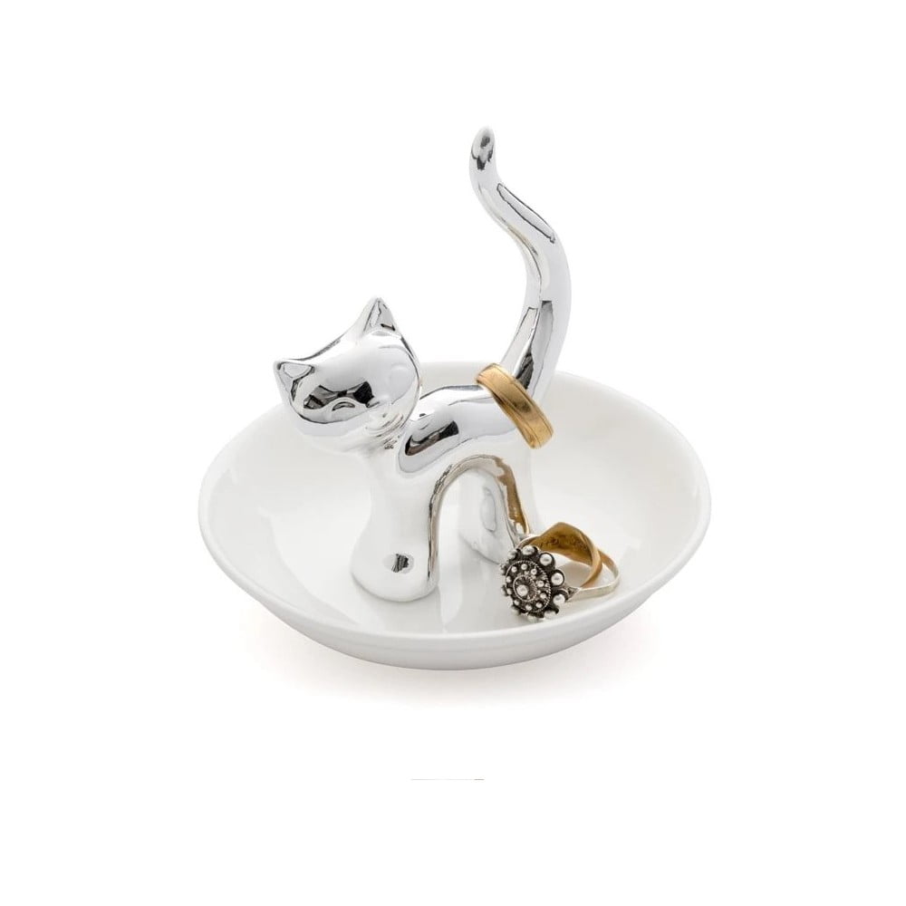 Porcelánový tanierik na šperky Cat – Balvi