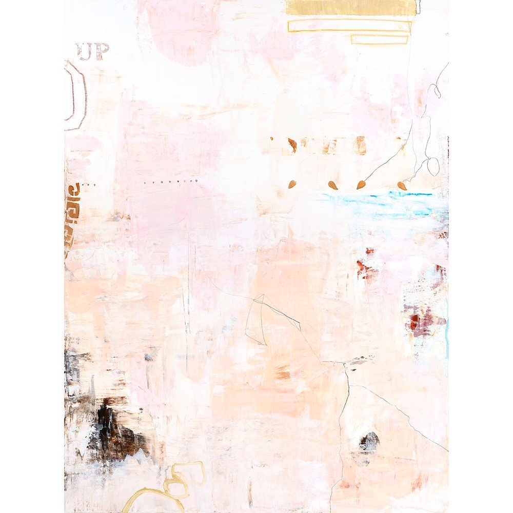 Ručne maľovaný obraz na plátne 88x118 cm Small Notes – Malerifabrikken