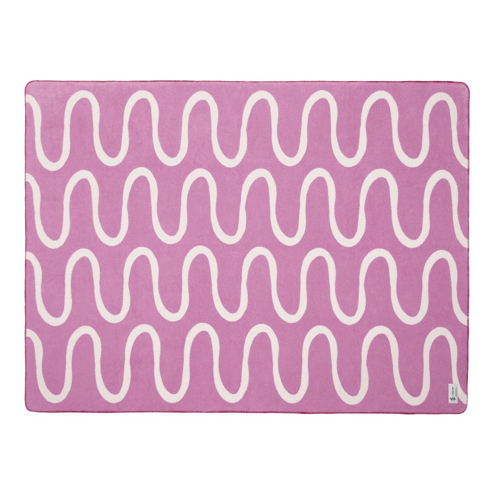Ružová deka 150x200 cm Swirl – noo.ma