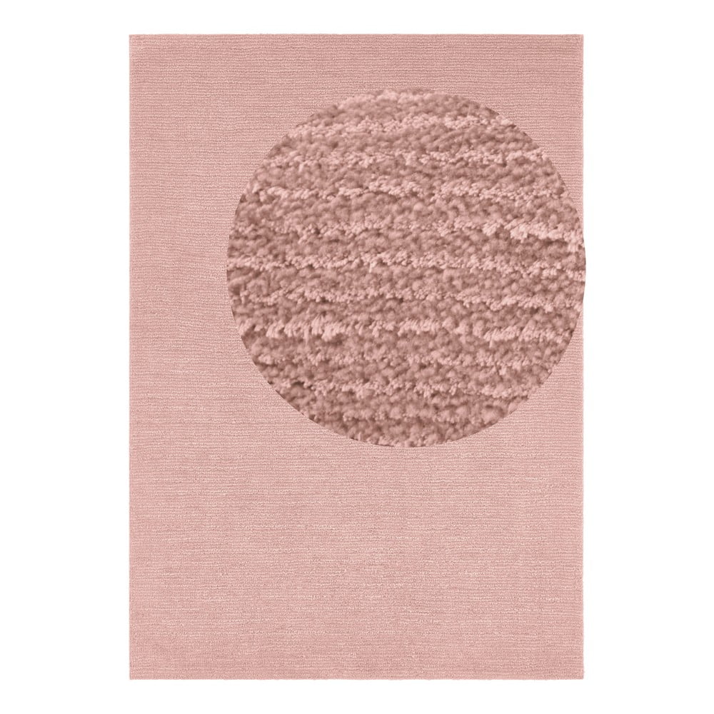 Ružový koberec Mint Rugs Supersoft, 120 x 170 cm