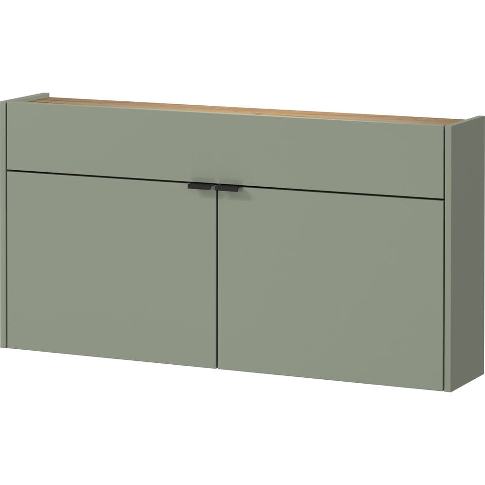 Šalviová zelená skrinka 110x57x22 cm Ameca – Germania