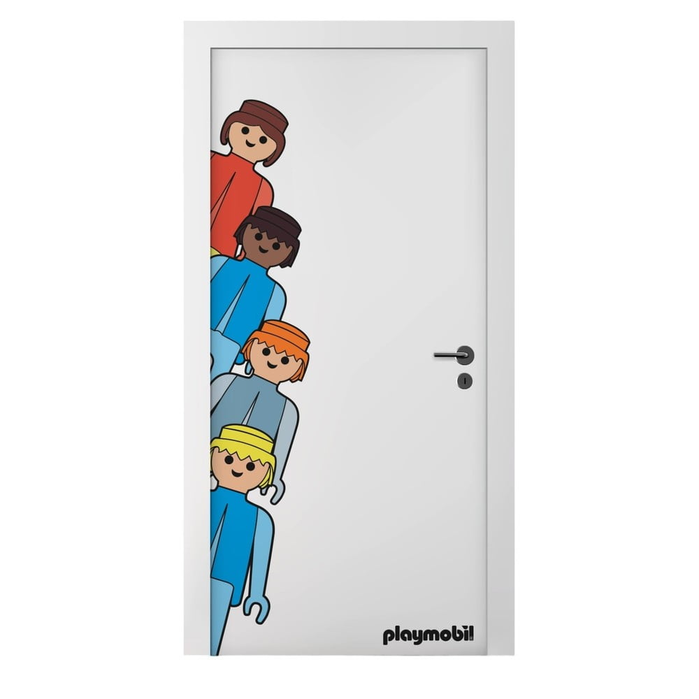 Samolepka na dvere 45x100 cm Puerta – Playmobil