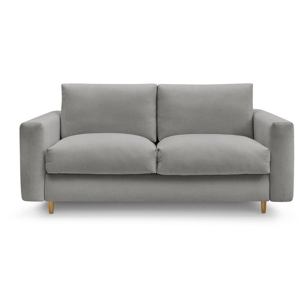 Sivá pohovka na každodenné spanie/rozkladacia 220 cm Cocoone – Bobochic Paris