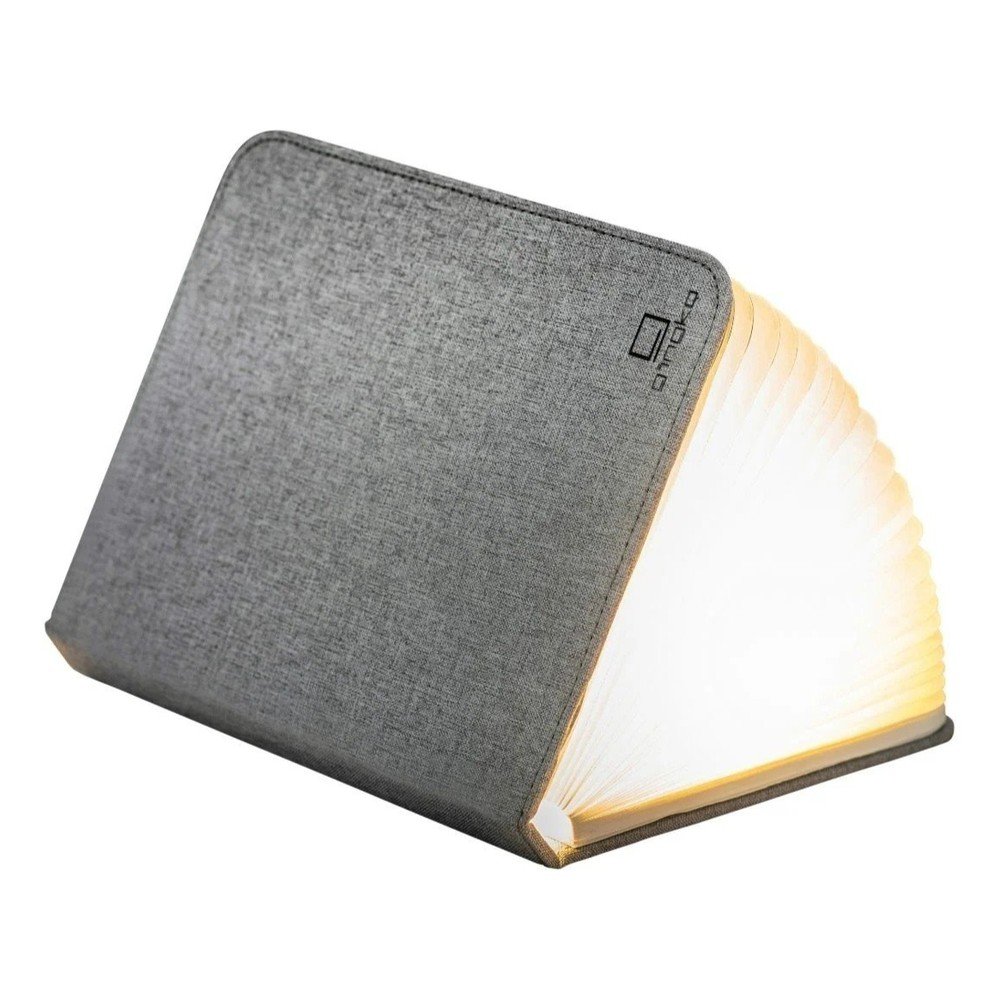 Sivá svetelná dekorácia na USB Booklight – Gingko