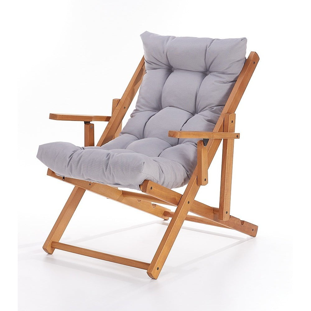 Sivé kreslo Repose – Balcab Home