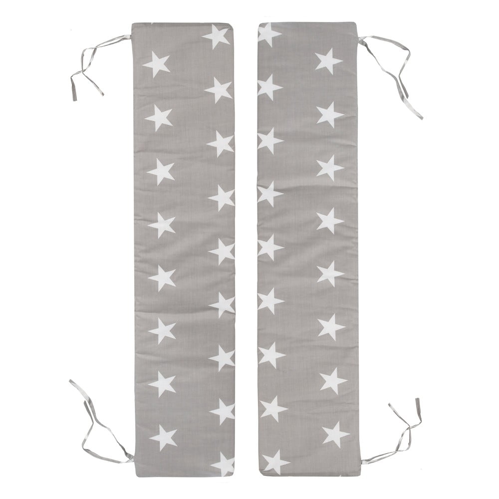 Sivo-béžové povlaky k detskému záhradnému setu v súprave 2 ks 18x90 cm Little Stars – Roba