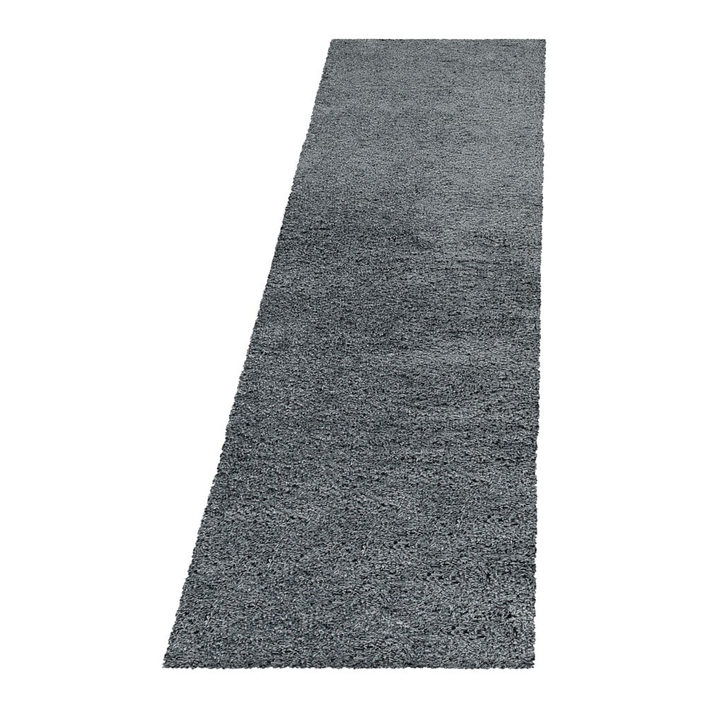 Sivý behúň 80x250 cm Fluffy – Ayyildiz Carpets