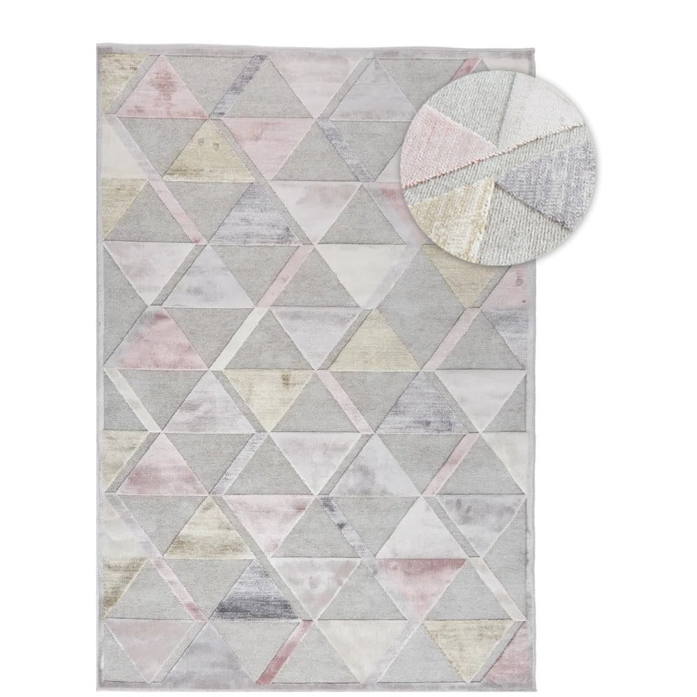 Sivý koberec Universal Margot Triangle, 160 x 230 cm