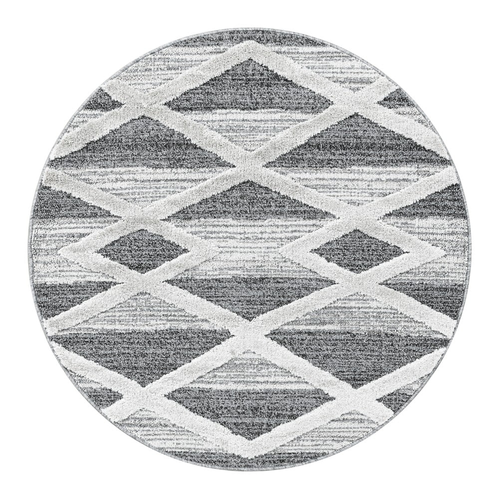 Sivý okrúhly koberec ø 120 cm Pisa – Ayyildiz Carpets