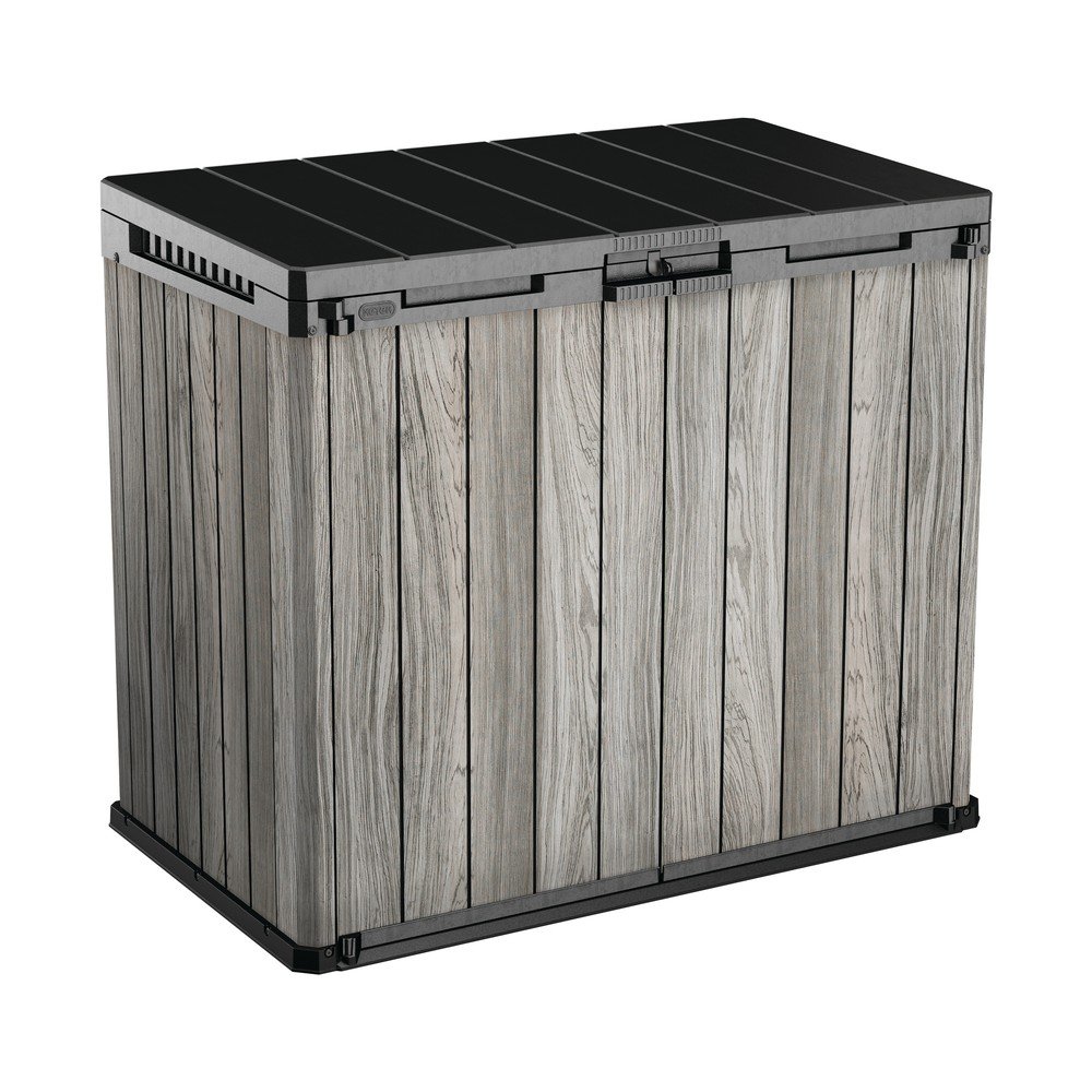Sivý plastový záhradný úložný box Deco – Keter