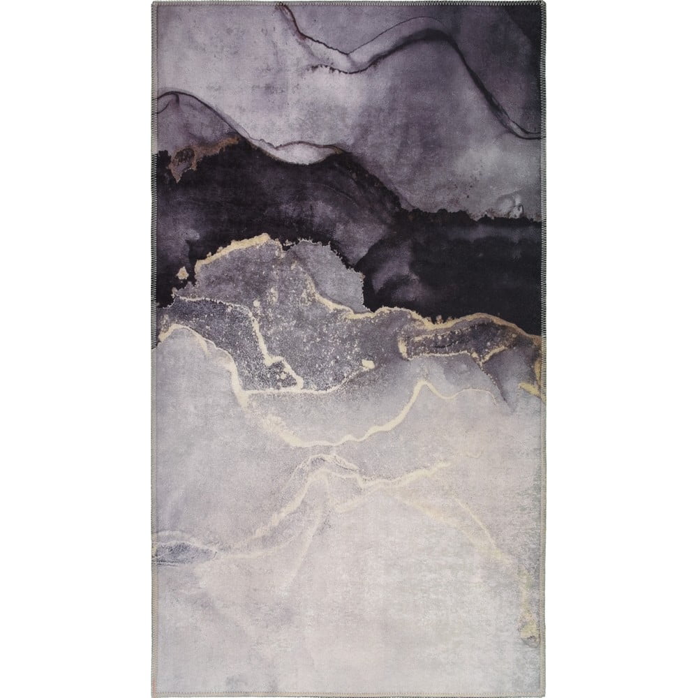 Sivý prateľný koberec 150x80 cm - Vitaus
