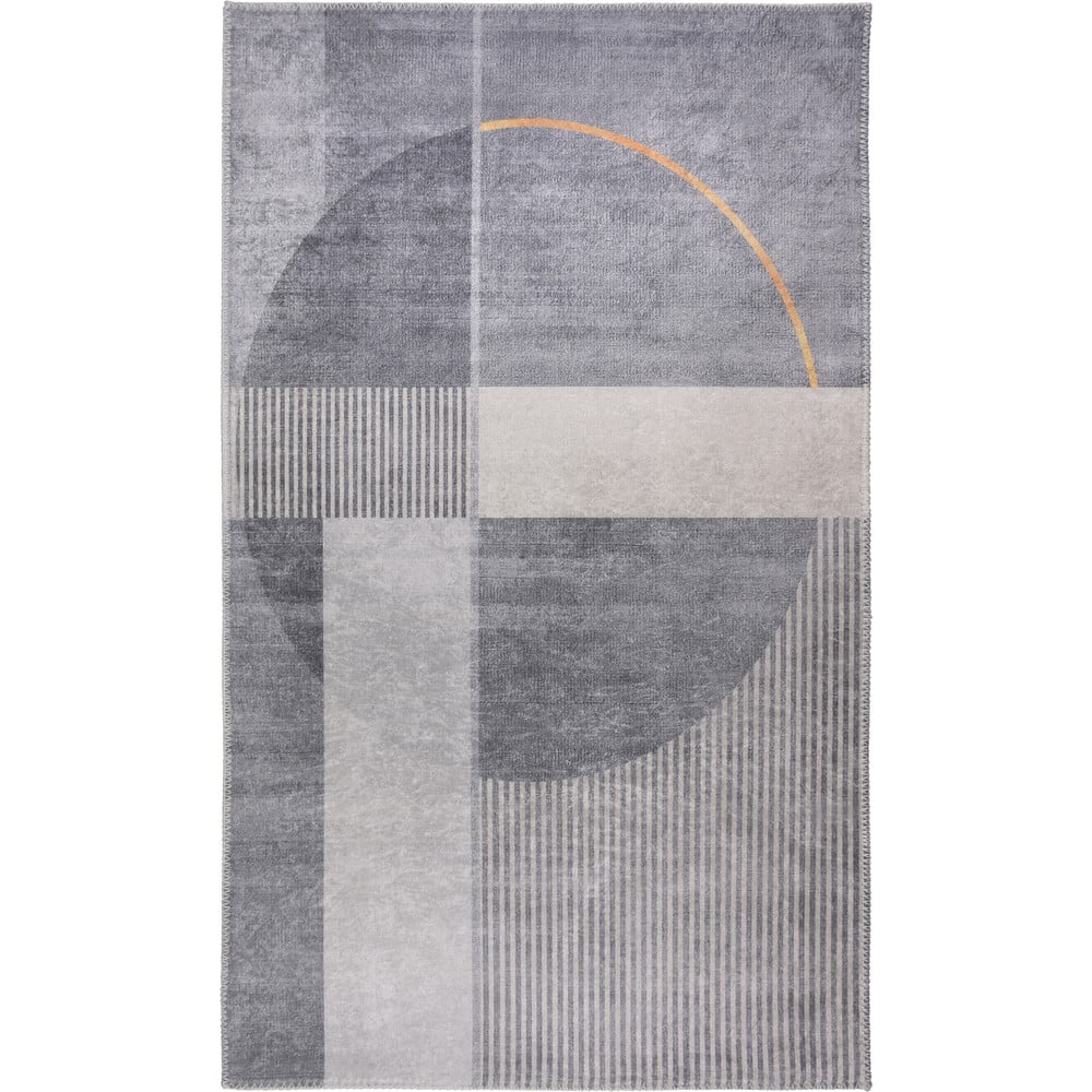 Sivý umývateľný behúň 80x200 cm – Vitaus